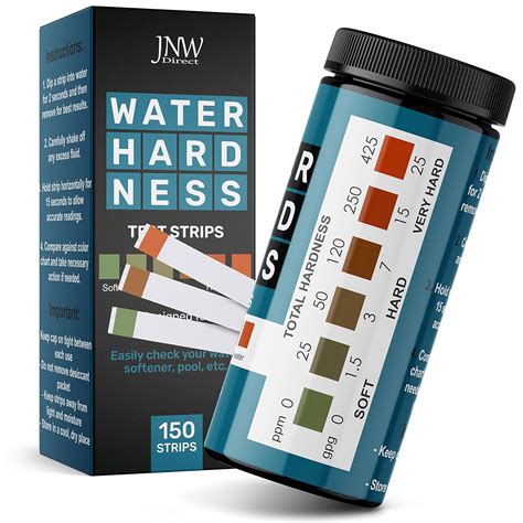 hard water test strips canada|jnw test strip chart.